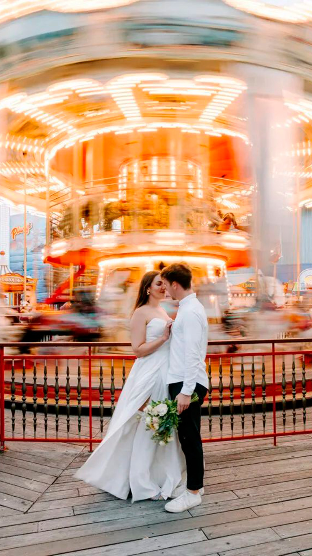 Foto de los novios